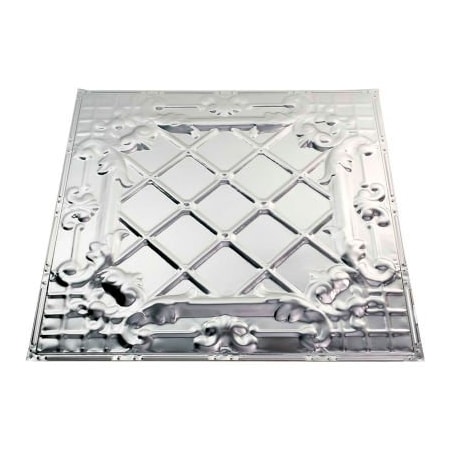 Acoustic Ceiling Products Great Lakes Tin Toledo 2' X 2' Lay-in Tin Ceiling Tile in Unfinished - Y55-03 Y55-03